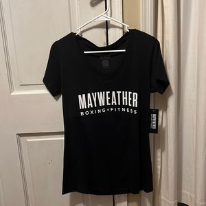 Mayweather Fitness & Boxing Women’s Fitted T-Shirt - Large - NWT